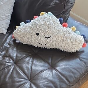 Plush Dinosaur Pillow with Colorful Spikes